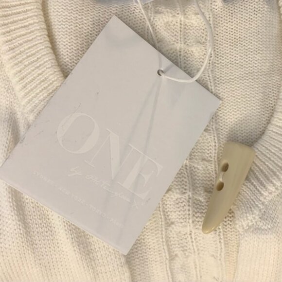 One Teaspoon Sorrento Knit Long Cardigan Sweater Duster Maxi Cream Cotton - Picture 12 of 16